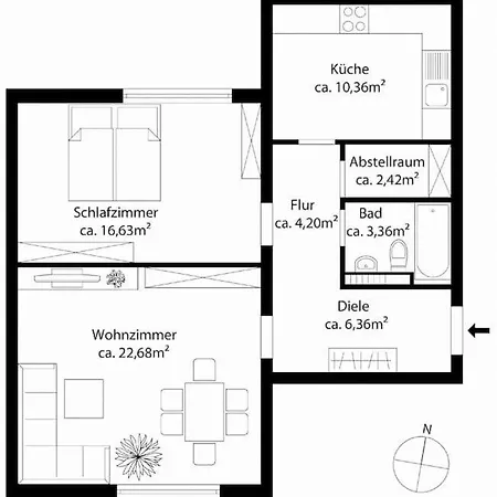 2: Schoene Schwabing 70m² Sannierte City